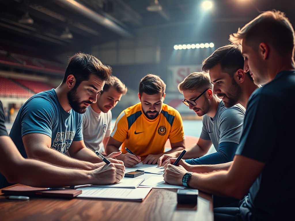 Equipo de SportScribe en acción